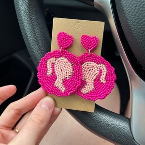 Barbie silhouette earrings